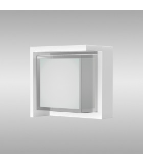 Creek Diamond Top Frame Wall Light 15W LED CCT Switchable 2700/3300/4000K 1000lm IP65 White 3yrs Warranty-2