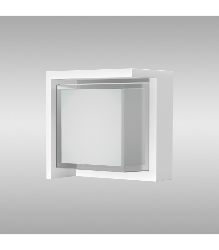 Creek Diamond Top Frame Wall Light 15W LED CCT Switchable 2700/3300/4000K 1000lm IP65 White 3yrs Warranty-2
