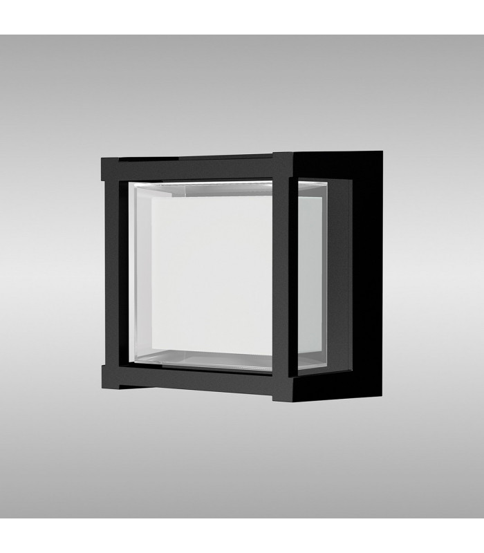 Creek Square Open Frame Ceiling/Wall Light 15W LED CCT Switchable 2700/3300/4000K 1200lm IP65 Black 3yrs Warranty-2