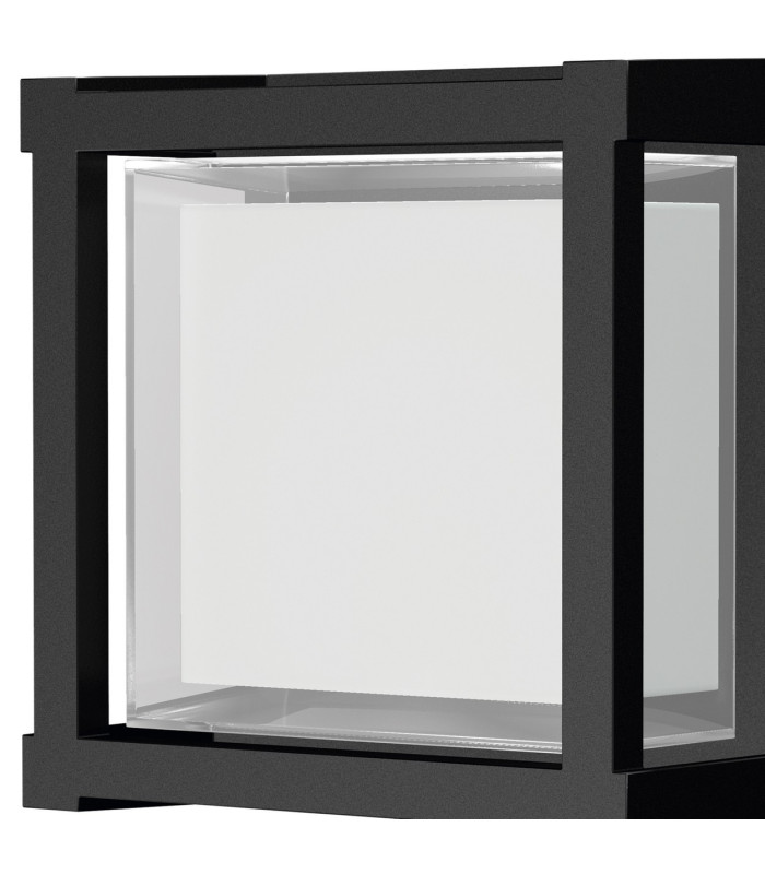 Creek Square Open Frame Ceiling/Wall Light 15W LED CCT Switchable 2700/3300/4000K 1200lm IP65 Black 3yrs Warranty-4