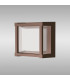 Creek Square Open Frame Ceiling/Wall Light 15W LED CCT Switchable 2700/3300/4000K 1200lm IP65 Rust Brown-2