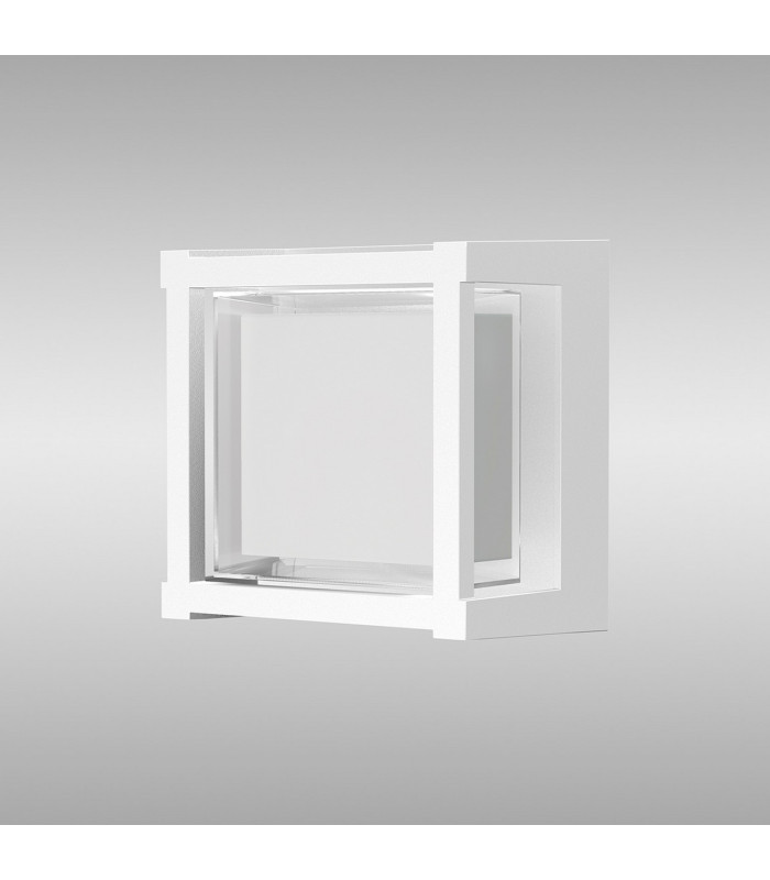 Creek Square Open Frame Ceiling/Wall Light 15W LED CCT Switchable 2700/3300/4000K 1200lm IP65 White 3yrs Warranty-2