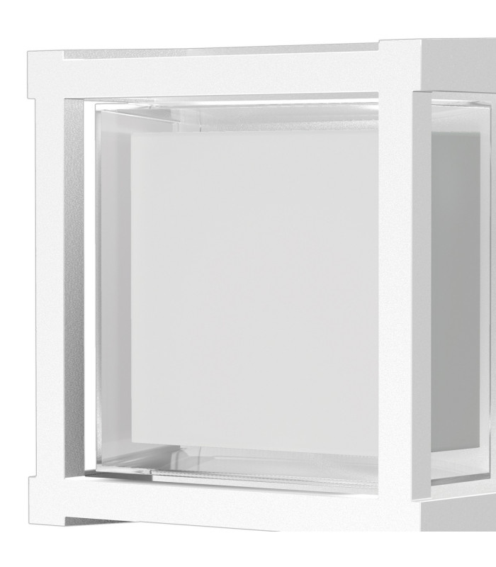 Creek Square Open Frame Ceiling/Wall Light 15W LED CCT Switchable 2700/3300/4000K 1200lm IP65 White 3yrs Warranty-4