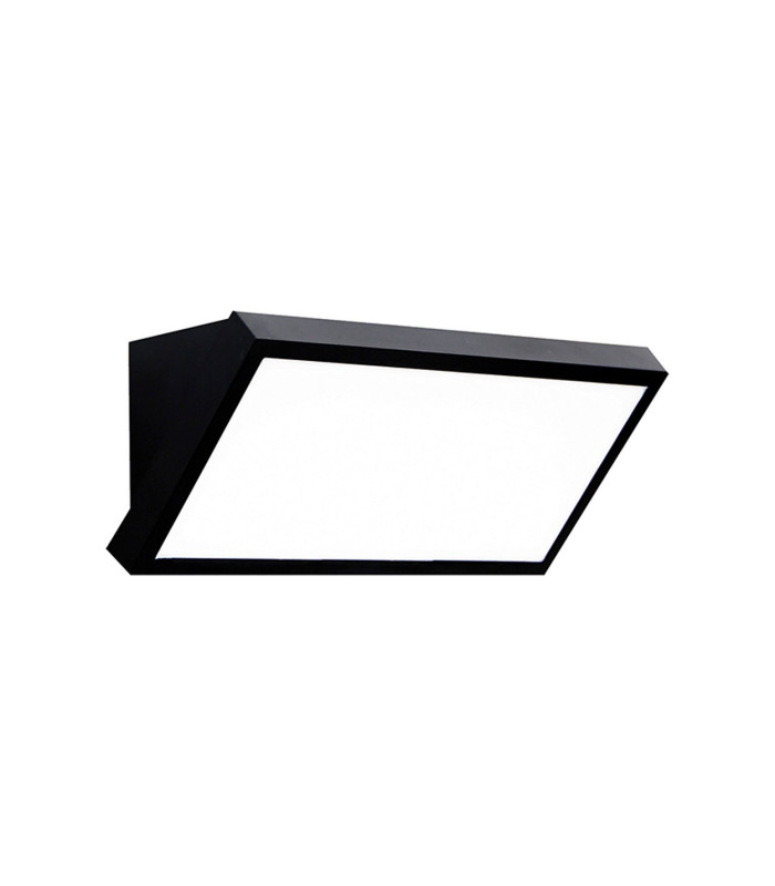 Creek Rectangular Angled Wall Light 20W LED CCT Switchable 2700/3300/4000K 1600lm IP65 Black 3yrs Warranty-1