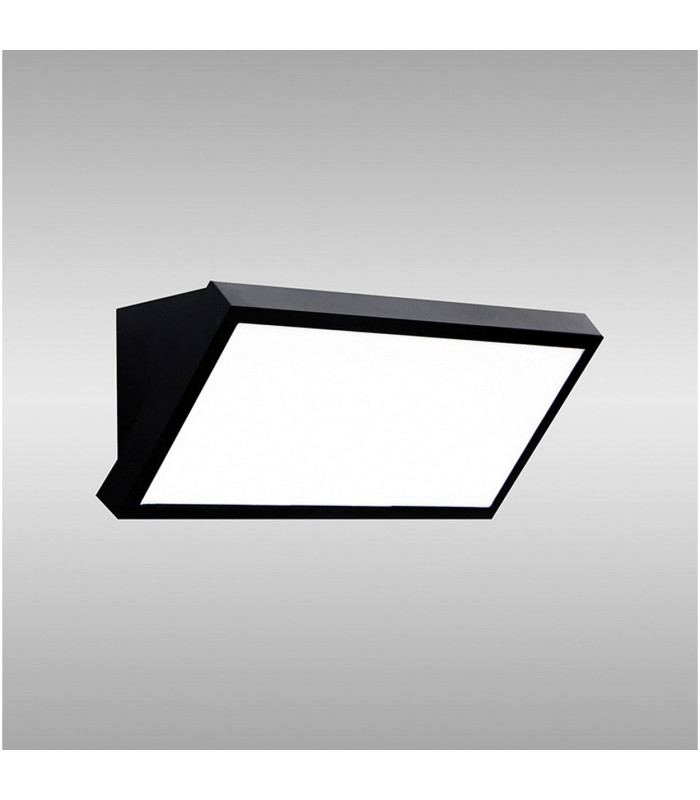 Creek Rectangular Angled Wall Light 20W LED CCT Switchable 2700/3300/4000K 1600lm IP65 Black 3yrs Warranty-2