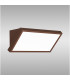 Creek Rectangular Angled Wall Light 20W LED CCT Switchable 2700/3300/4000K 1600lm IP65 Rust Brown 3yrs Warranty-2