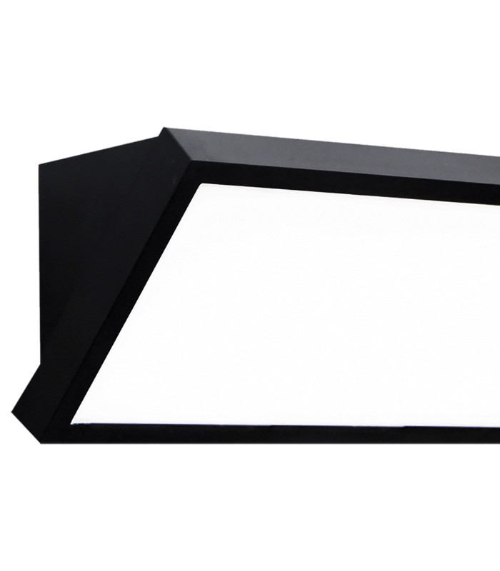 Creek Rectangular Angled Wall Light 20W LED CCT Switchable 2700/3300/4000K 1600lm IP65 Black 3yrs Warranty-4