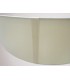 Dual Mount Round Empire, 280, 350 x 220mm Faux Silk Fabric Shade, Ivory Pearl, White Laminate - 13