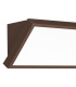 Creek Rectangular Angled Wall Light 20W LED CCT Switchable 2700/3300/4000K 1600lm IP65 Rust Brown 3yrs Warranty-4