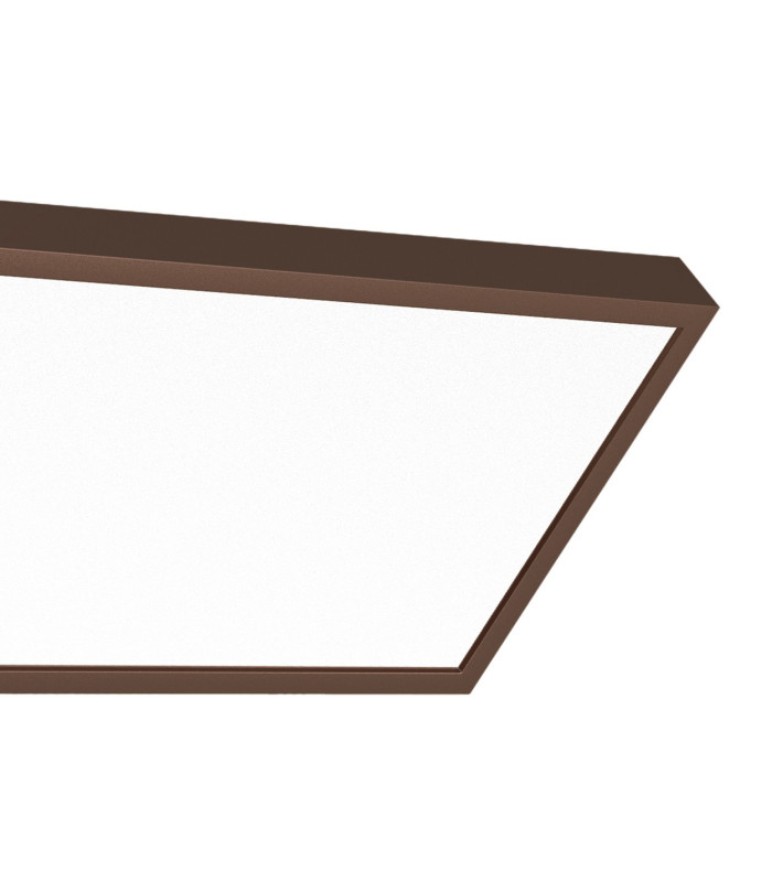 Creek Rectangular Angled Wall Light 20W LED CCT Switchable 2700/3300/4000K 1600lm IP65 Rust Brown 3yrs Warranty-5