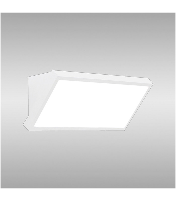 Creek Rectangular Angled Wall Light 20W LED CCT Switchable 2700/3300/4000K 1600lm IP65 White 3yrs Warranty-2
