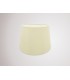 Dual Mount Round Empire, 320, 400 x 260mm Faux Silk Fabric Shade, Ivory Pearl, White Laminate - 2