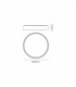 Cumbuco II Ceiling 38cm 30W LED 2700/3300/4000K On Board CCT 2200lm White 3yrs Warranty-3