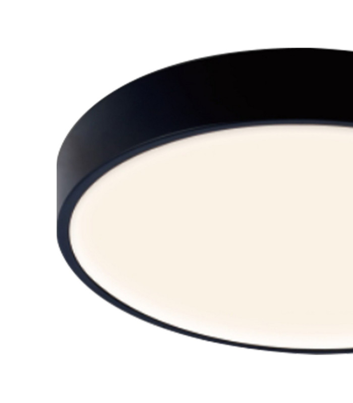 Cumbuco II Ceiling 38cm 30W LED 2700/3300/4000K On Board CCT 2200lm Black 3yrs Warranty-4