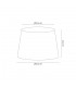 Dual Mount Round Empire, 320, 400 x 260mm Faux Silk Fabric Shade, Ivory Pearl, White Laminate - 3