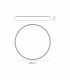 Cumbuco II Ceiling 65cm 50W LED 2700/3300/4000K On Board CCT 3200lm Black 3yrs Warranty-3