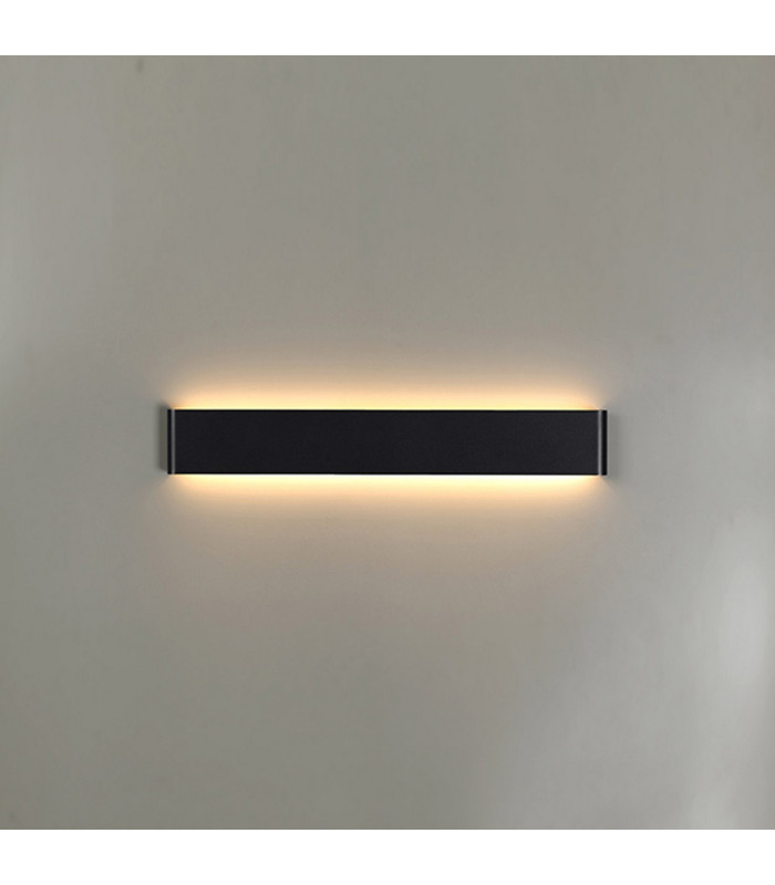 Egeo 41cm Linear Wall Lamp 14W LED 2700K 1100lm Black 3yrs Warranty-2