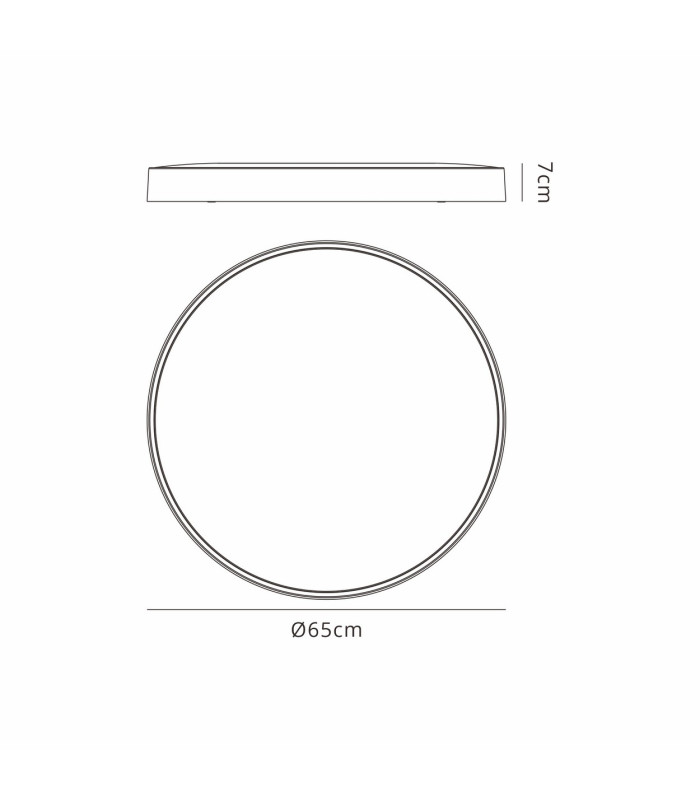 Cumbuco II Ceiling 65cm 50W LED 2700/3300/4000K On Board CCT 3200lm Wood 3yrs Warranty-3
