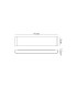 Egeo 41cm Linear Wall Lamp 14W LED 2700K 1100lm Black 3yrs Warranty-3