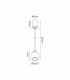 Drop Pendant 7W LED 3000K 580lm 36º Pearl Black 3yrs Warranty-3