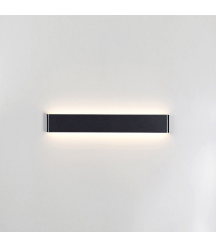 Egeo 41cm Linear Wall Lamp 14W LED 3000K 1100lm Black 3yrs Warranty-2