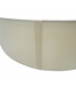 Dual Mount Round Empire, 320, 400 x 260mm Faux Silk Fabric Shade, Ivory Pearl, White Laminate - 8
