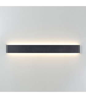 Egeo 61cm Linear Wall Lamp 20W LED 3000K 1600lm Black 3yrs Warranty-2