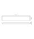 Egeo 61cm Linear Wall Lamp 20W LED 4000K 1900lm White 3yrs Warranty-3