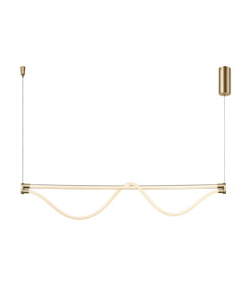 Fugaz Linear Pendant 38W LED 3000K 2600lm Painted Gold 3yrs Warranty-1