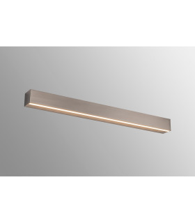 Elegance 61cm Linear Up & Down Wall Lamp 24W LED 3000K 2800lm Brushed Grey 3yrs Warranty-2