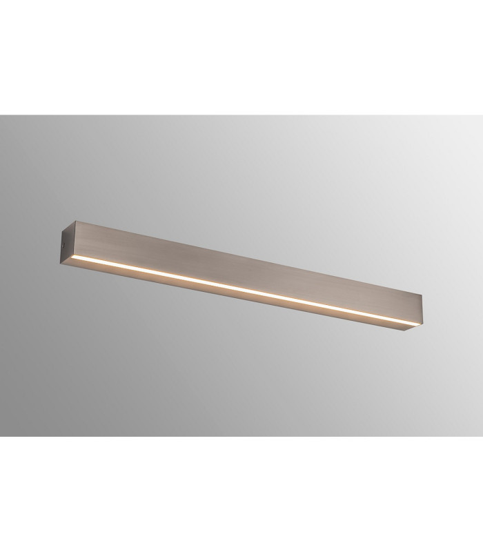 Elegance 61cm Linear Up & Down Wall Lamp 24W LED 3000K 2800lm Brushed Grey 3yrs Warranty-2