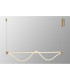 Fugaz Linear Pendant 38W LED 3000K 2600lm Painted Gold 3yrs Warranty-2