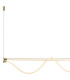 Fugaz Linear Pendant 38W LED 3000K 2600lm Painted Gold 3yrs Warranty-4
