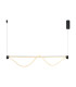 Fugaz Linear Pendant 38W LED 3000K 2600lm Sand Black 3yrs Warranty-1