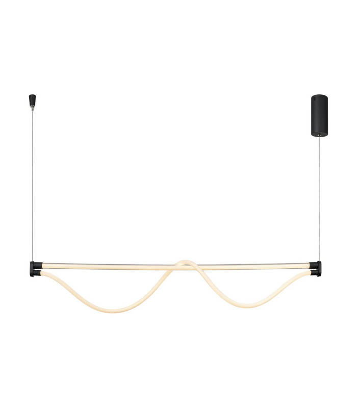 Fugaz Linear Pendant 38W LED 3000K 2600lm Sand Black 3yrs Warranty-1