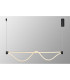 Fugaz Linear Pendant 38W LED 3000K 2600lm Sand Black 3yrs Warranty-2