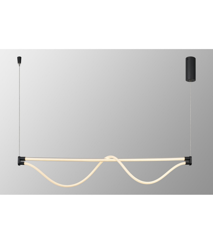 Fugaz Linear Pendant 38W LED 3000K 2600lm Sand Black 3yrs Warranty-2