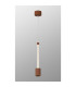 Fugaz Pendant 7W LED 3000K 520lm Mocha/Rose Gold 3yrs Warranty-2