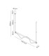 Fugaz Linear Pendant 38W LED 3000K 2600lm Sand Black 3yrs Warranty-3