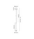 Fugaz Pendant 7W LED 3000K 520lm Mocha/Rose Gold 3yrs Warranty-3