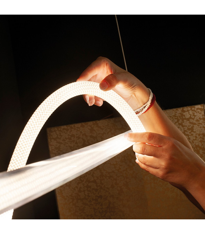Fugaz Linear Pendant 38W LED 3000K 2600lm Sand Black 3yrs Warranty-4