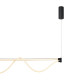 Fugaz Linear Pendant 38W LED 3000K 2600lm Sand Black 3yrs Warranty-8