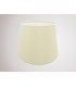 Dual Mount Round Empire, 350, 450 x 280mm Faux Silk Fabric Shade, Ivory Pearl, White Laminate - 2