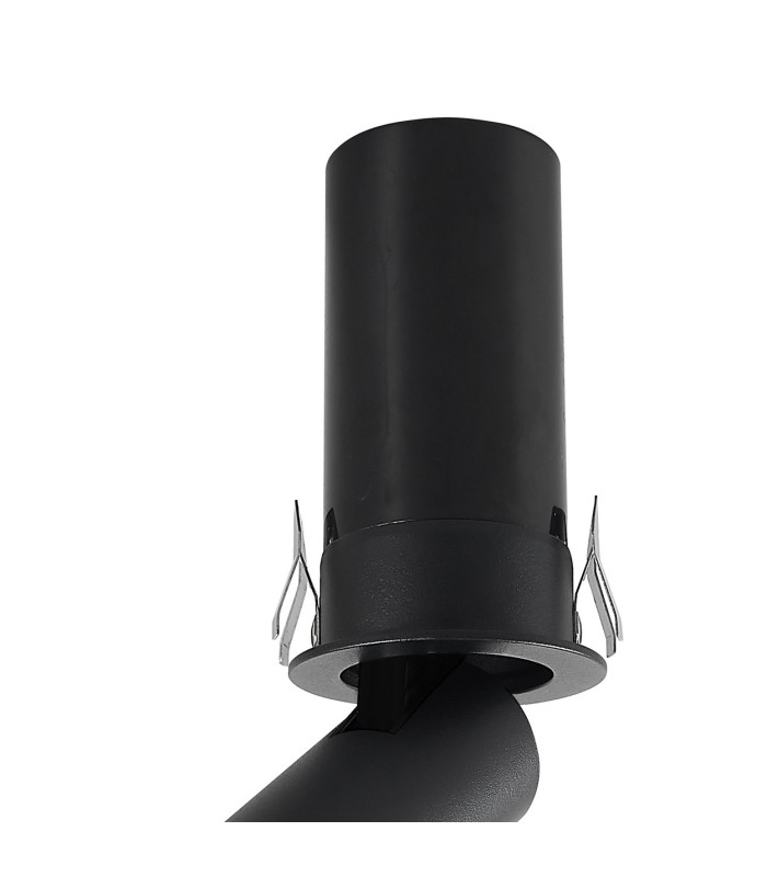 Garda Mini Retractable Recessed Swivel Spotlight 5W 3000K 380lm Black Cut Out: 35mm Driver Included 3yrs Warranty-4