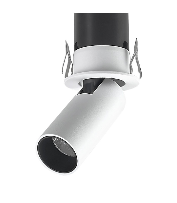 Garda Mini Retractable Recessed Swivel Spotlight 5W 2700K 310lm White Cut Out: 35mm Driver Included 3yrs Warranty-5