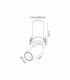 Garda Mini Retractable Recessed Swivel Spotlight 5W 4000K 400lm White Cut Out: 35mm Driver Included 3yrs Warranty-3