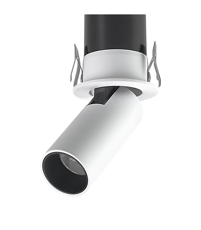 Garda Mini Retractable Recessed Swivel Spotlight 5W 3000K 380lm White Cut Out: 35mm Driver Included 3yrs Warranty-5