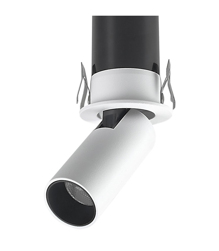 Garda Mini Retractable Recessed Swivel Spotlight 5W 4000K 400lm White Cut Out: 35mm Driver Included 3yrs Warranty-5
