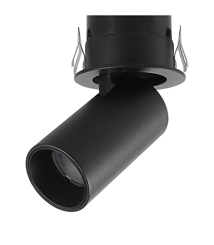 Garda Mini Retractable Recessed Swivel Spotlight 7W 2700K 515lm Black Cut Out: 45mm Driver Included 3yrs Warranty-5