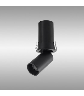 Garda Mini Retractable Recessed Swivel Spotlight 7W 3000K 595lm Black Cut Out: 45mm Driver Included 3yrs Warranty-2